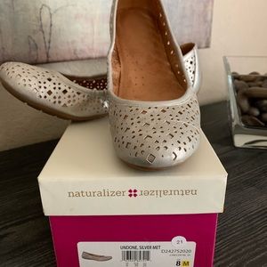 Silver Naturalizer Ballet Flats